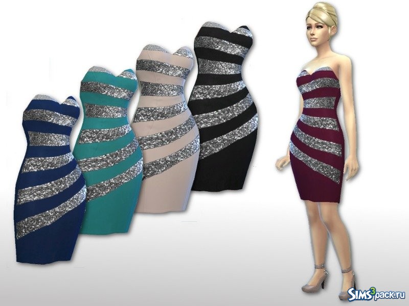 Sims 4 "Платье Classic от altea127"