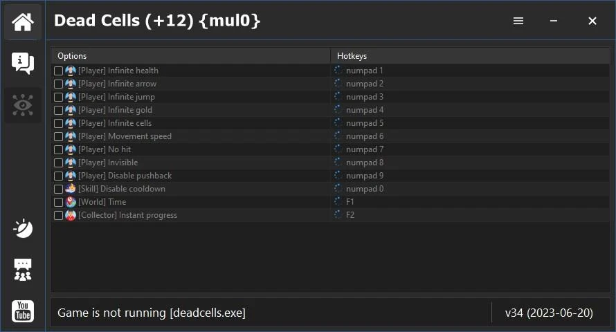Dead Cells "Трейнер +12" [34] {mul0}