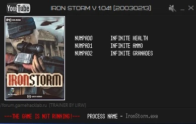 Iron Storm: Трейнер/Trainer (+3) [1.041] {LIRW / GHL}