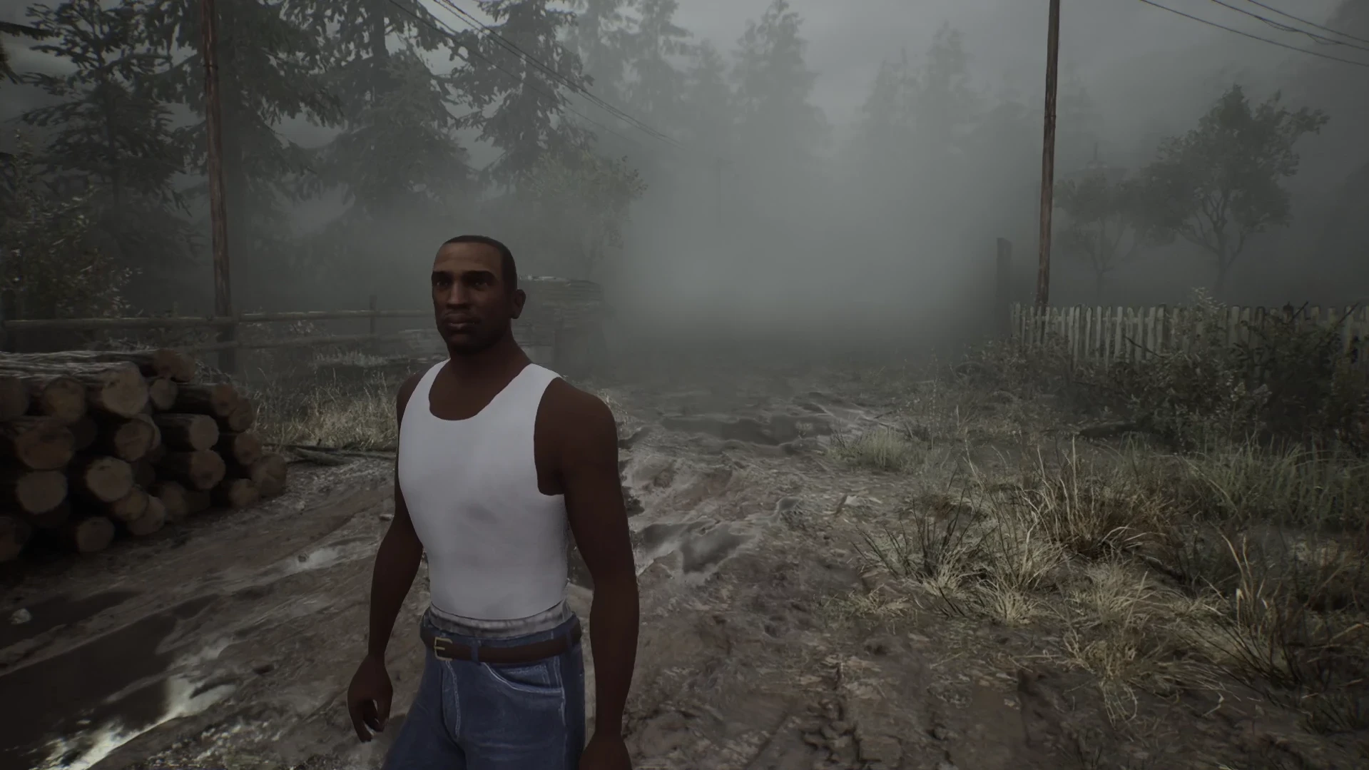 Silent Hill 2 Remake "CJ Карл Джонсон из GTA SA"