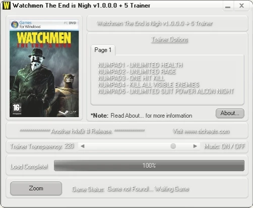 Watchman - The End Is Night: Трейнер (+5) [1.0] {h4x0r}