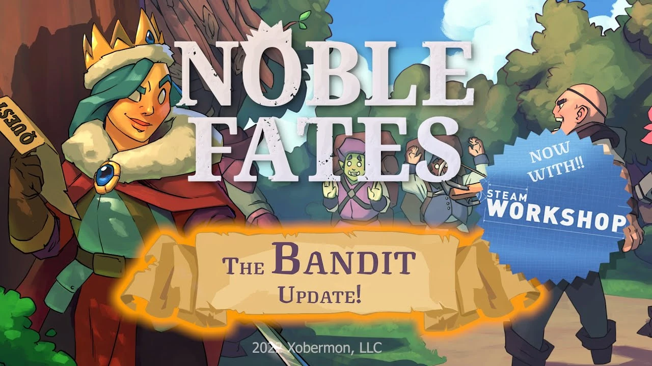 Для симулятора строительства королевства Noble Fates вышло обновление, добавляющее бандитов и интеграцию с Workshop
