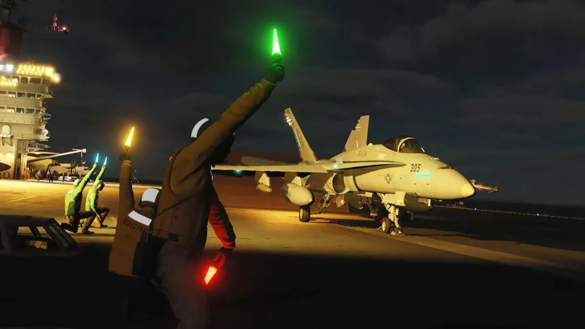 DCS World получает захватывающий трейлер, демонстрирующий расширение Supercarrier