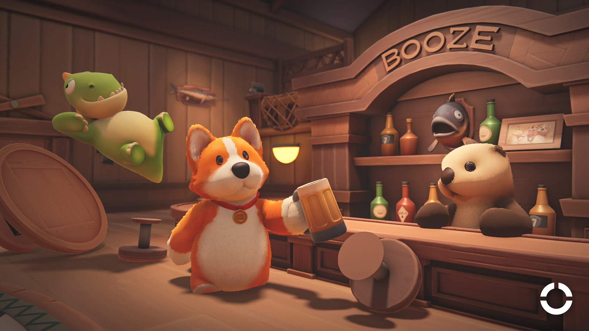 Почти 30 минут игрового процесса милого и забавного файтинга Party Animals