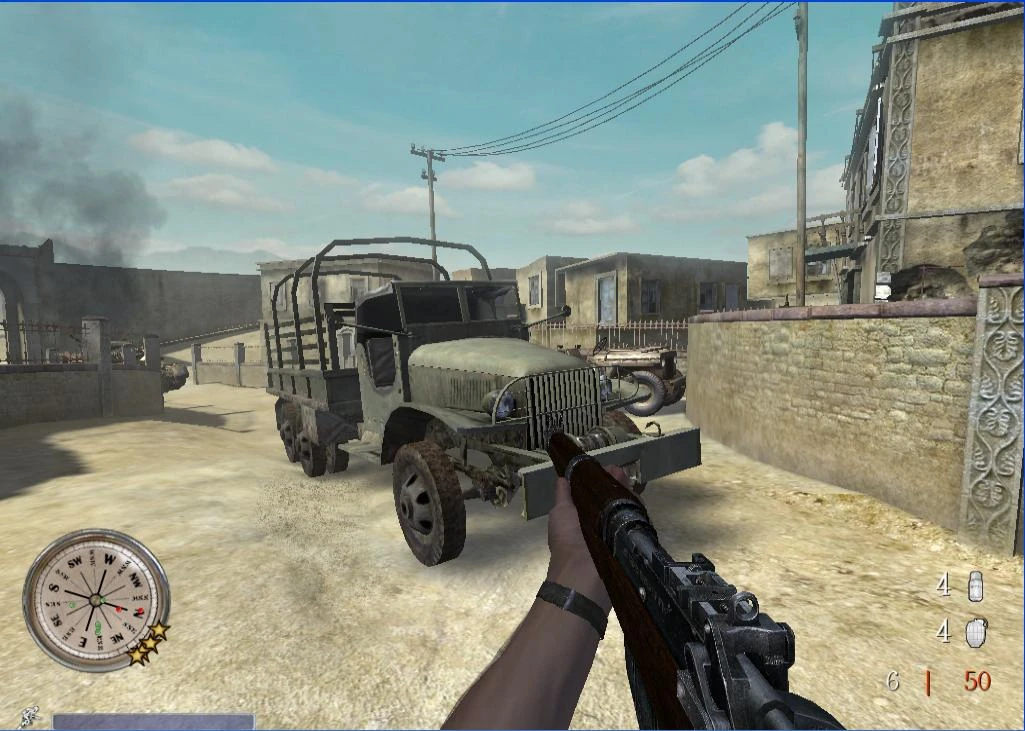 Call of Duty 2 "Грузовик Дженерал моторс"