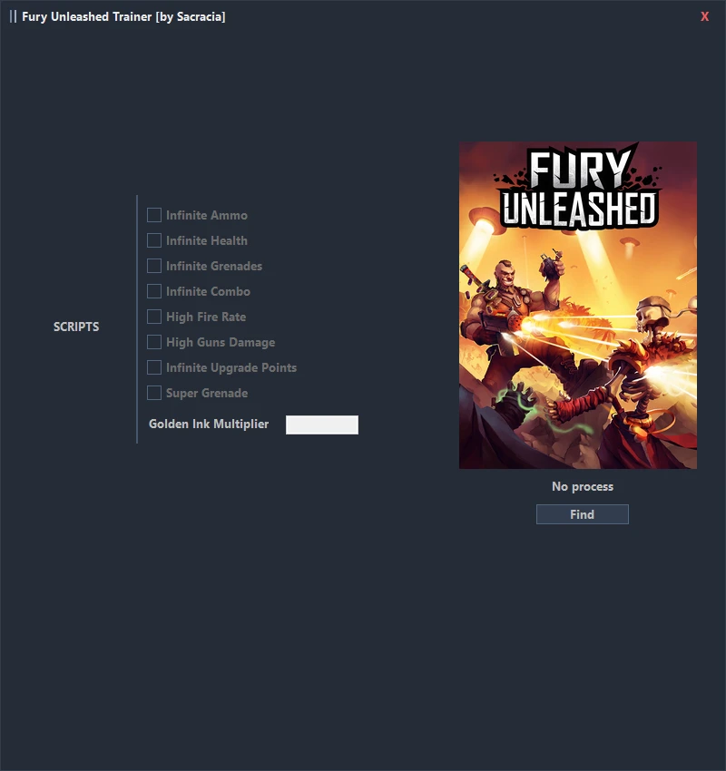 Fury Unleashed "Трейнер +9" [UPD: 12.07.2022] {Sacracia}