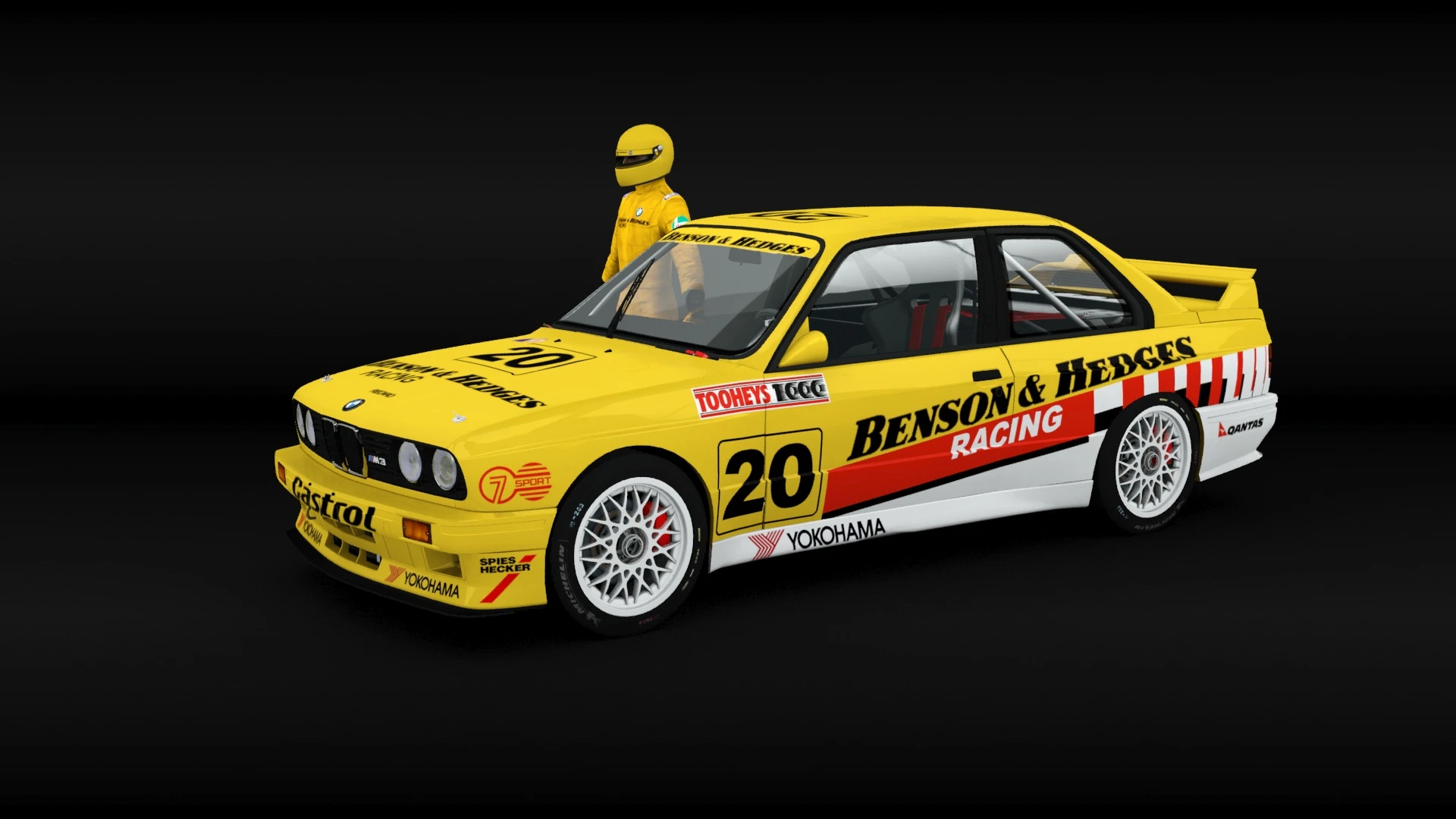 Assetto Corsa "Ливрея Denny Hulme (R.I.P.1992) для BMW E30 M3 DTM"