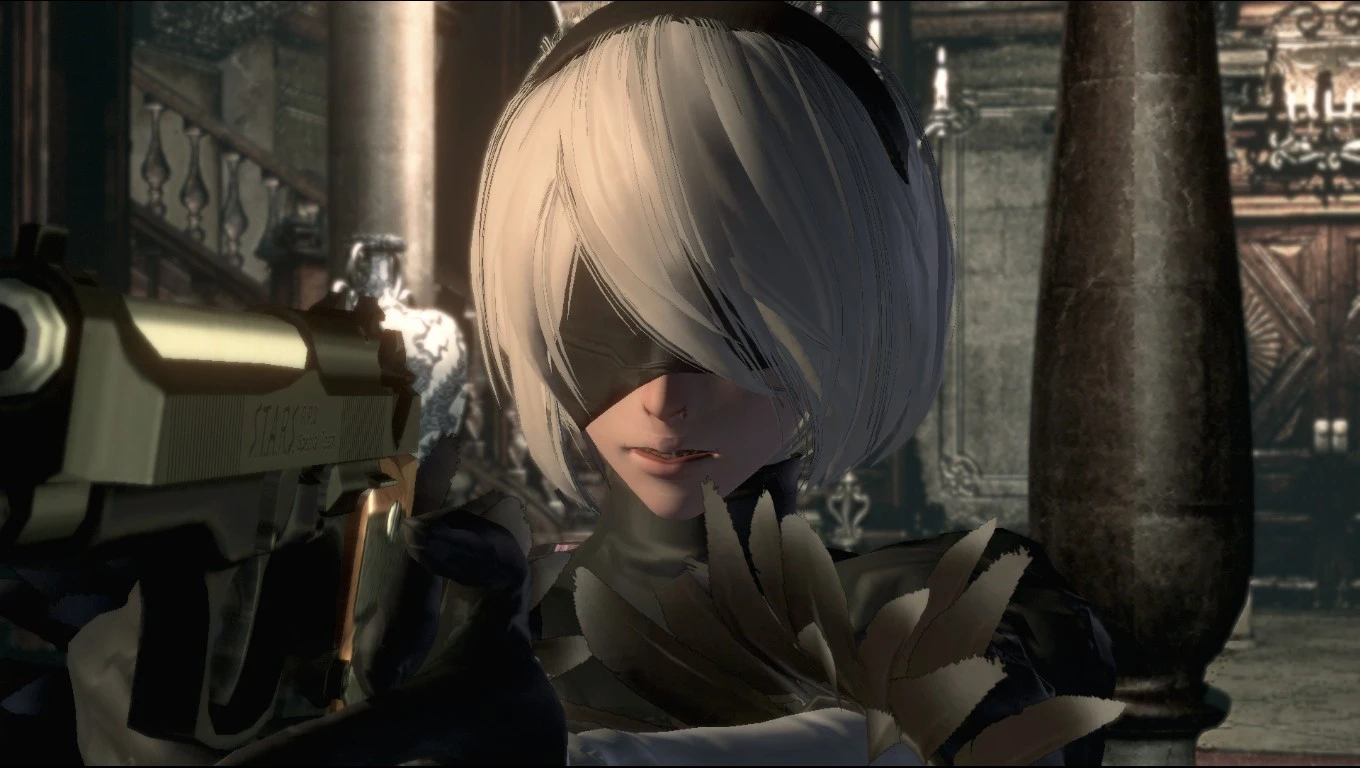 Resident Evil "2B заменяет Джилл Валентайн"