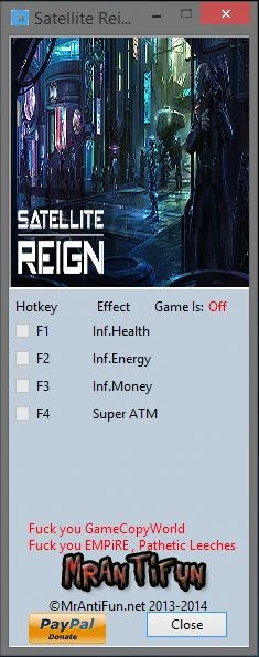 Satellite Reign: Трейнер/Trainer (+4) [0.2.11] {MrAntiFun}