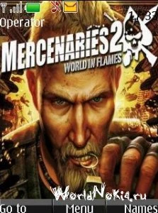 Mercenaries 2 "Тема для телефонов Nokia S40 *240x320*"