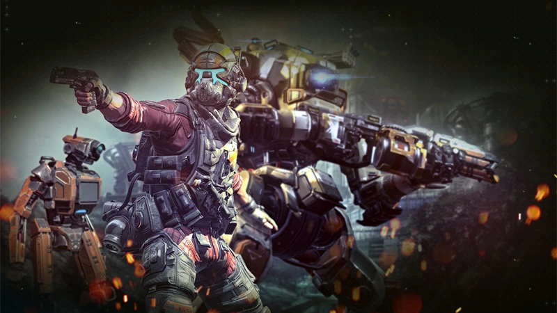 Оружие и доступные камуфляжи в ролике Titanfall 2