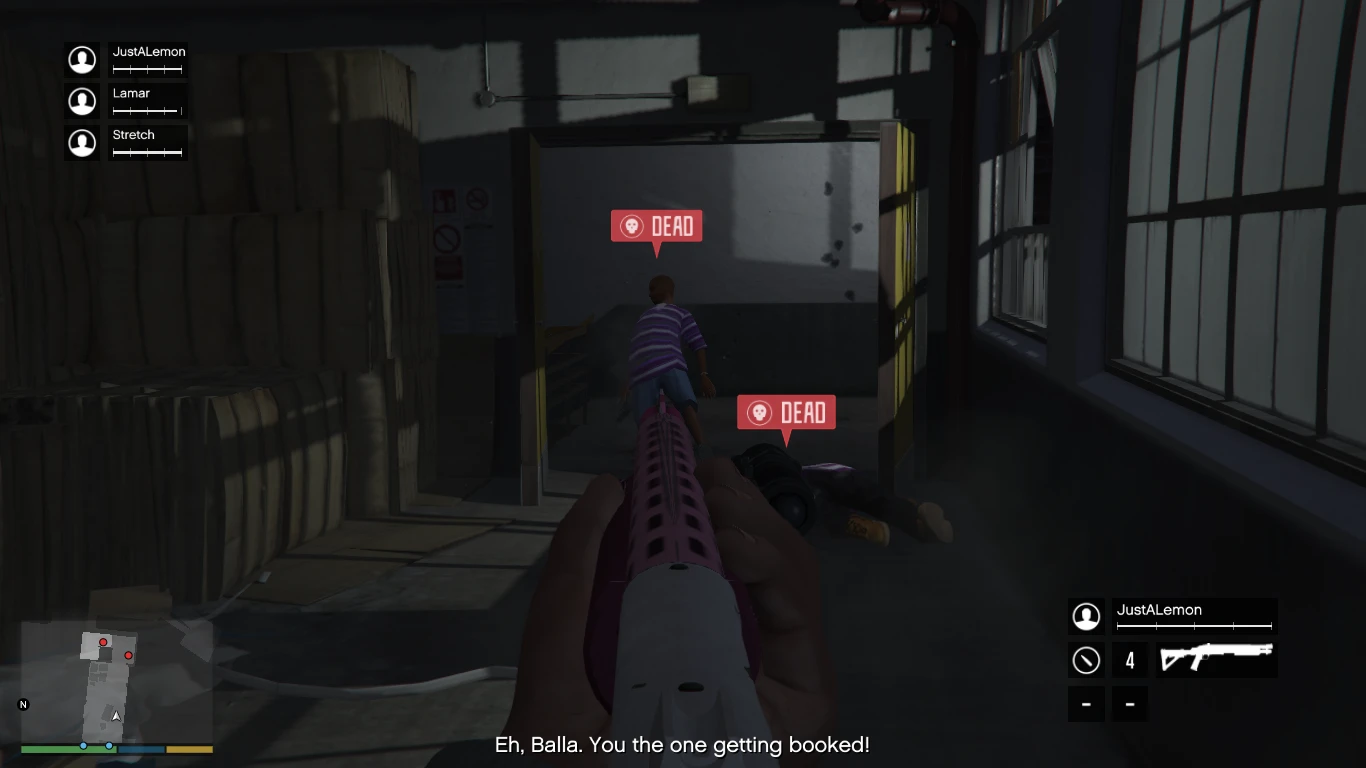 Grand Theft Auto 5 "Интерфейс из Gun Gale Online"