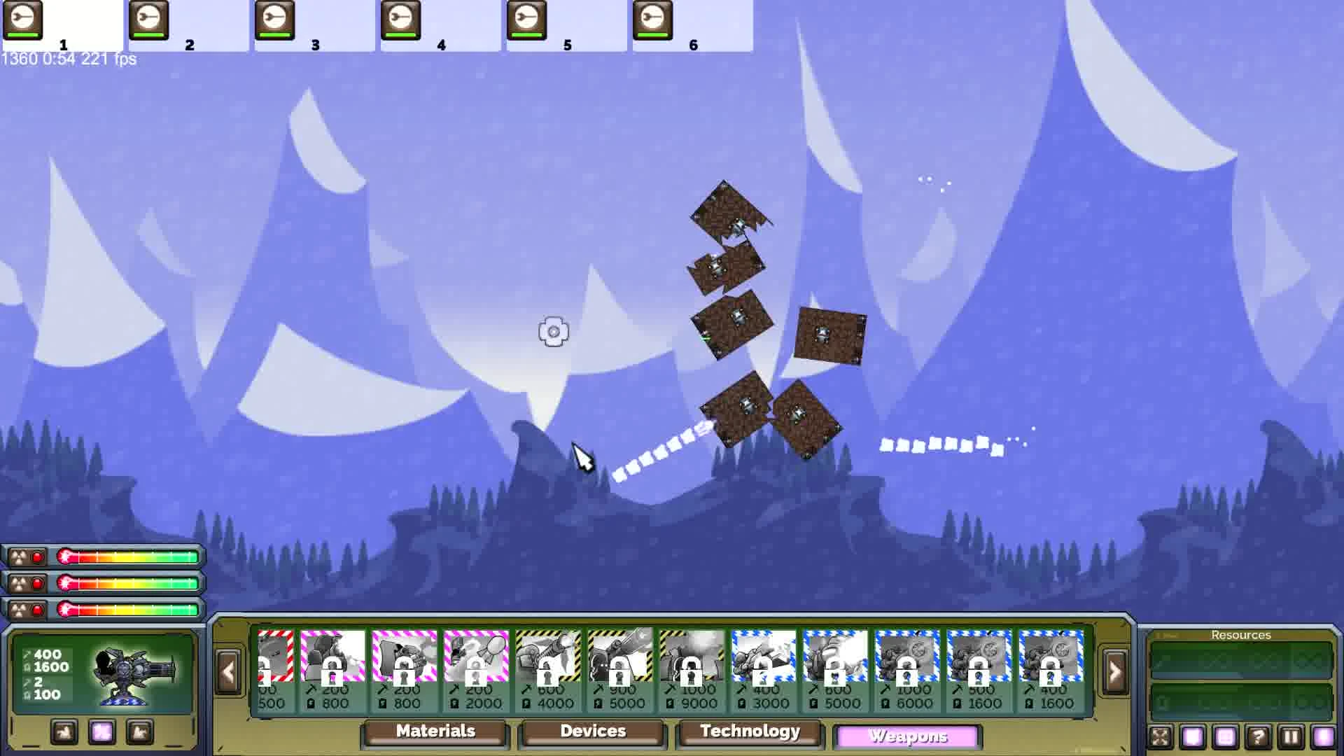 Forts "Fortships Collisions - колизия построек"