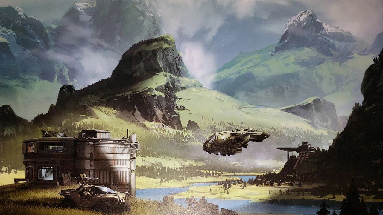 Новый концепт-арт Halo Infinite