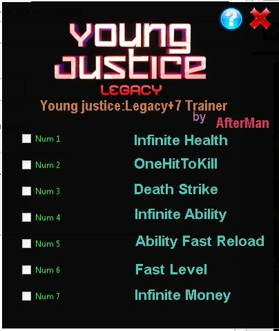 Young Justice: Legacy Трейнер/Trainer (+7) [All Versions] {AfterMan}