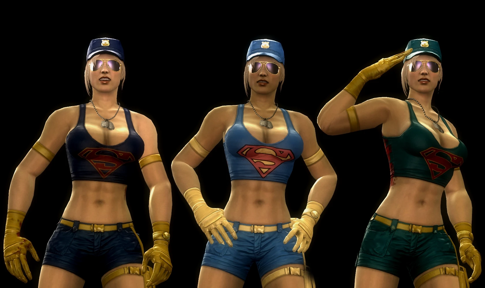 Mortal Kombat "Sonya SuperGirl Pack by BigBossSpb"
