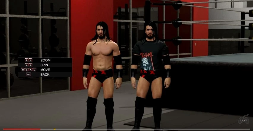 WWE 2K15 "TYLER BLACK (Сет Роллинс) ROH ."