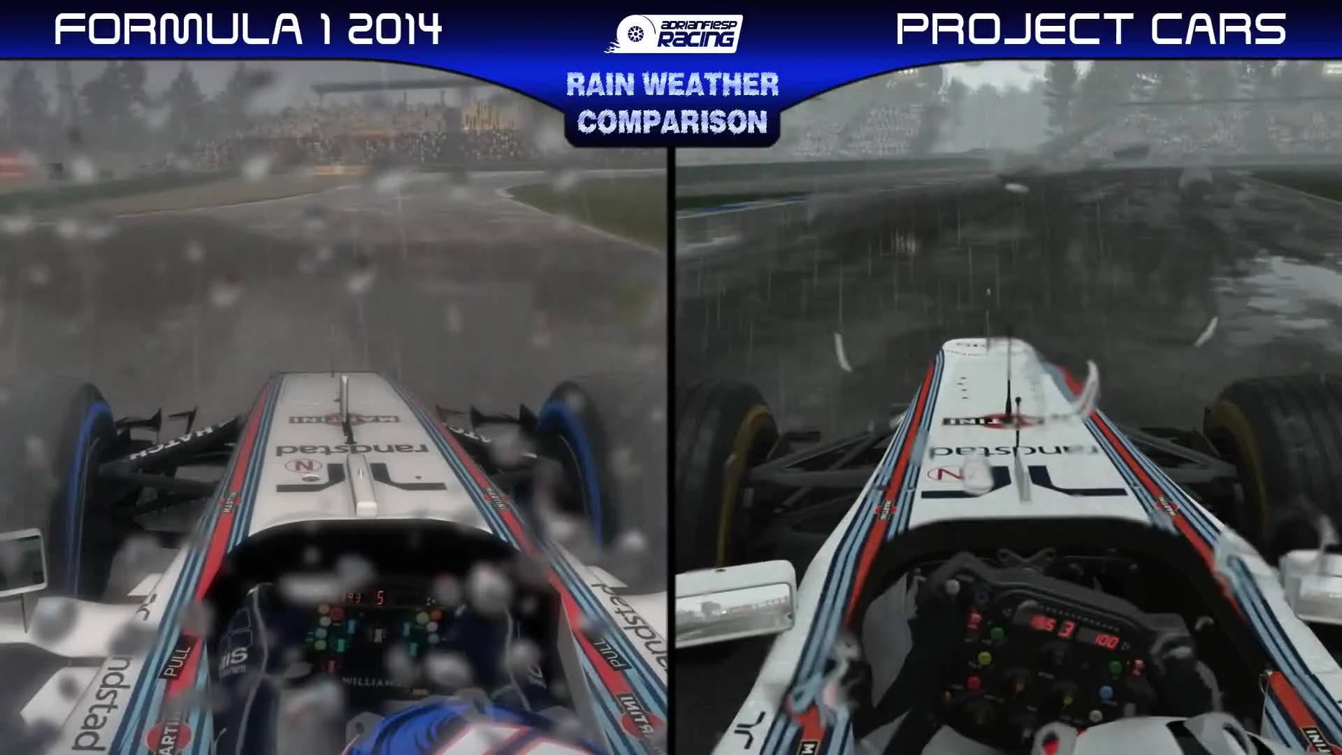 Реализация дождя в Project CARS и F1 2014