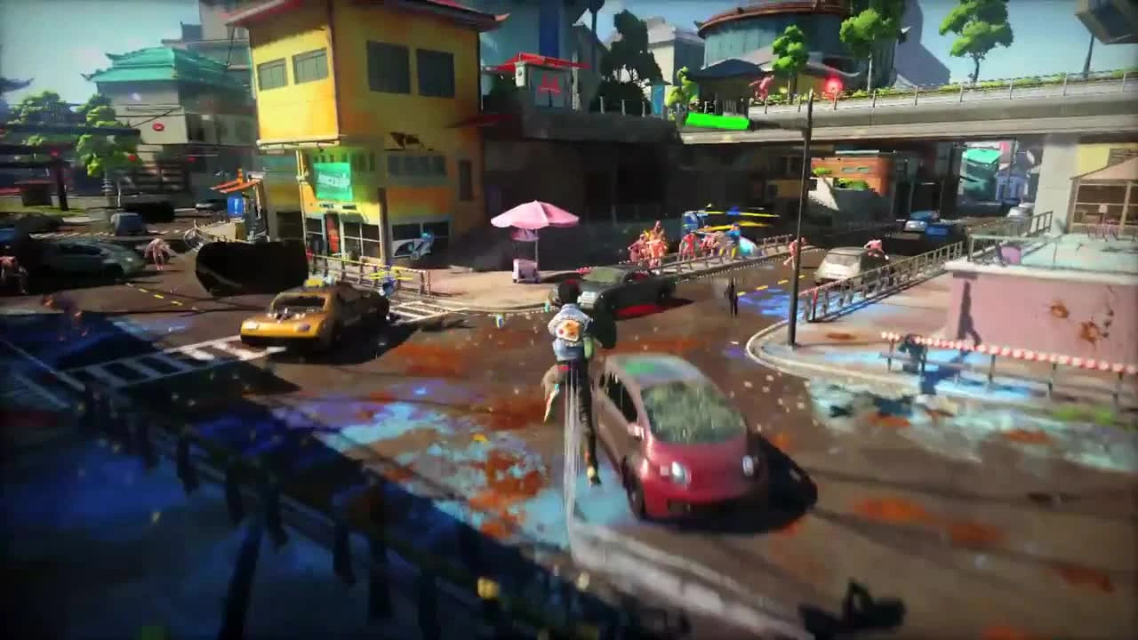 Сумасшедшее оружие в новом трейлере Sunset Overdrive