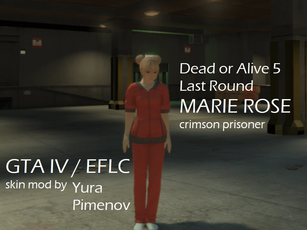 Grand Theft Auto 4 "Скин Мэри Роуз"