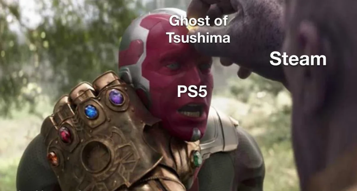 Выход Ghost of Tsushima в STEAM