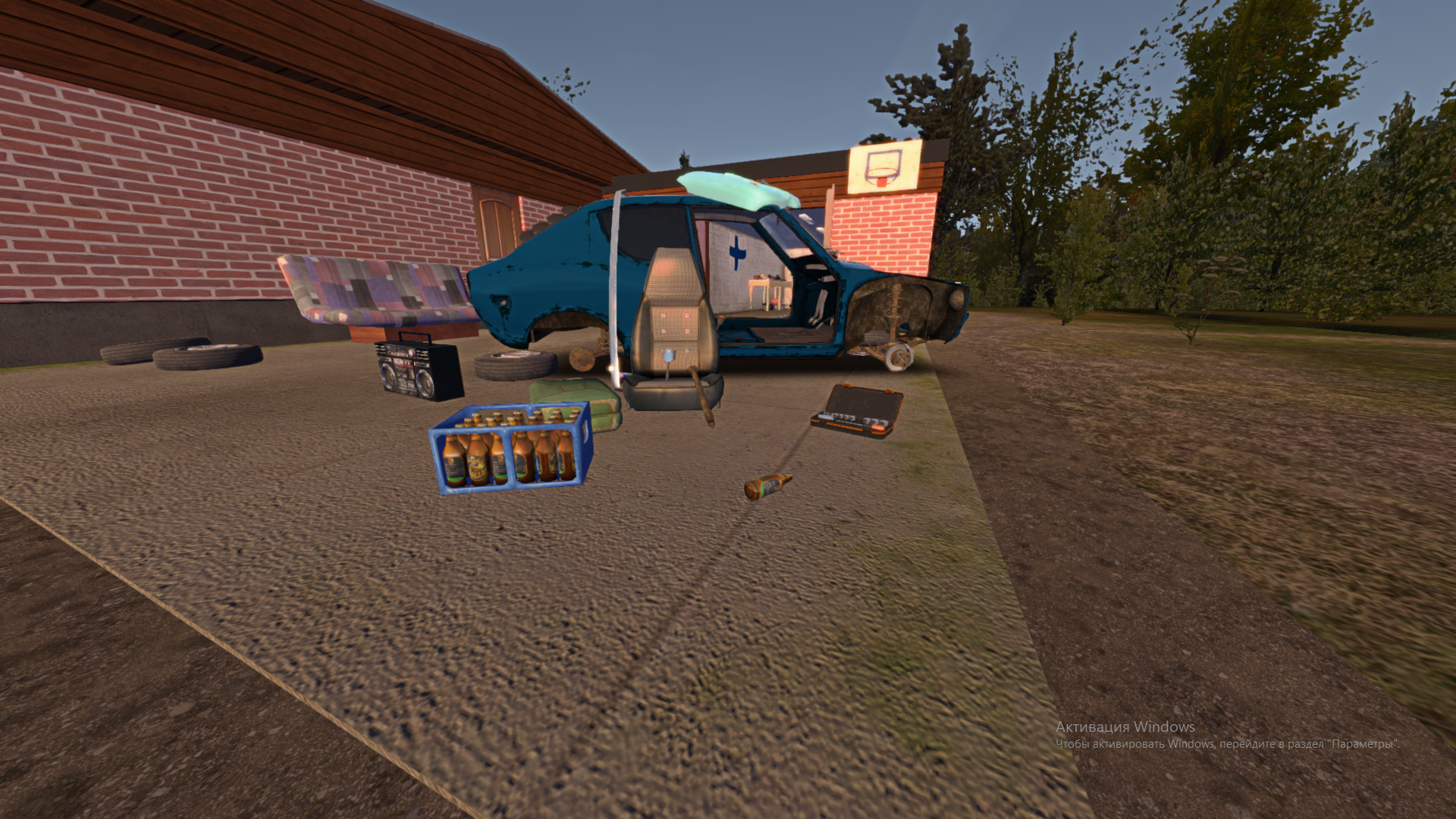 My Summer Car "Сохранение - стоковая Сатсума, едет хорошо"