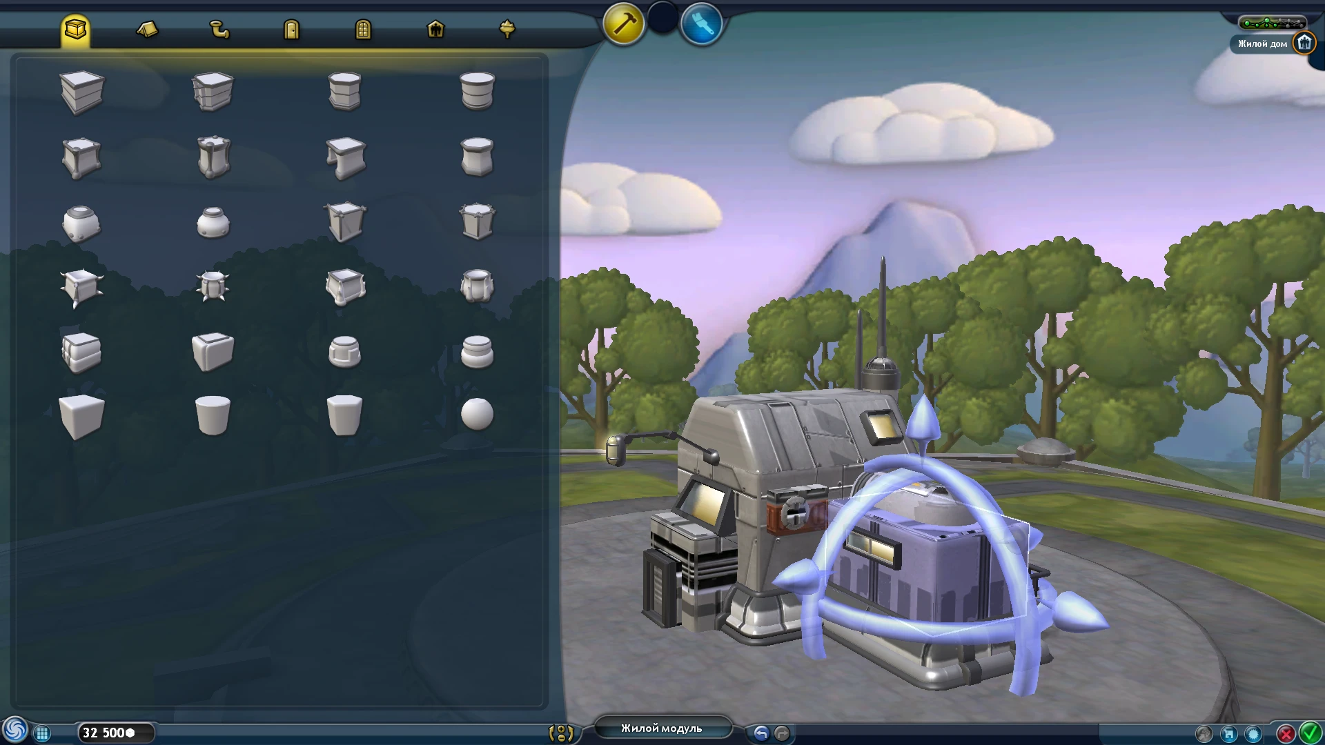 Spore "Мод на вращение деталей из раздела Корпуса и Крыши" [v2]