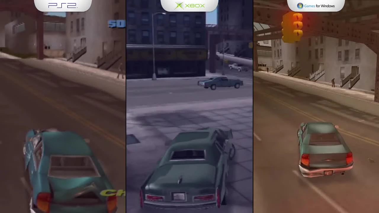 GTA 3 - Сравнение графики
