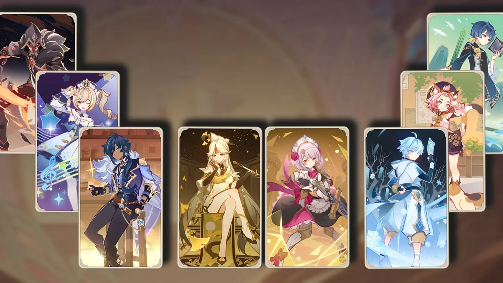 Лучшее карты персонажей Священного призыва Семерых в Genshin Impact