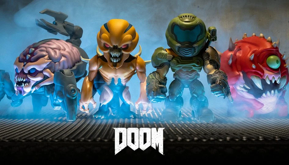 Представлена коллекция фигурок в стиле чиби по мотивам игры Doom Eternal