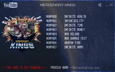 Mercenary Kings: Трейнер/Trainer (+8) [1.1.0.10099] {LIRW / GHL}