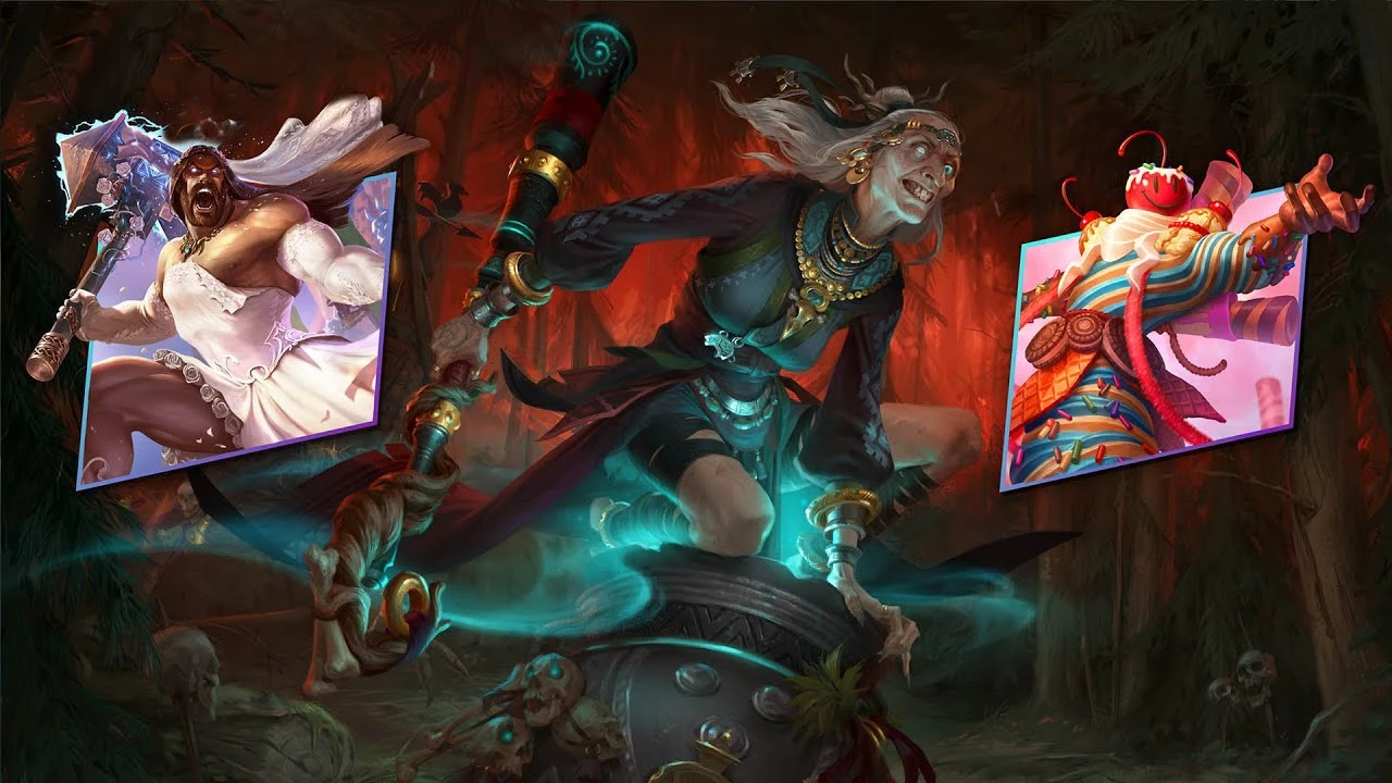 Славянская ведьма в избушке на куриных ножках врывается на поле битвы богов в Smite