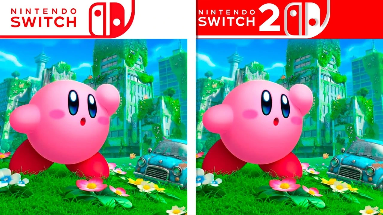 Насколько лучше Kirby выглядит на Switch 2? Сравнение с оригиналом
