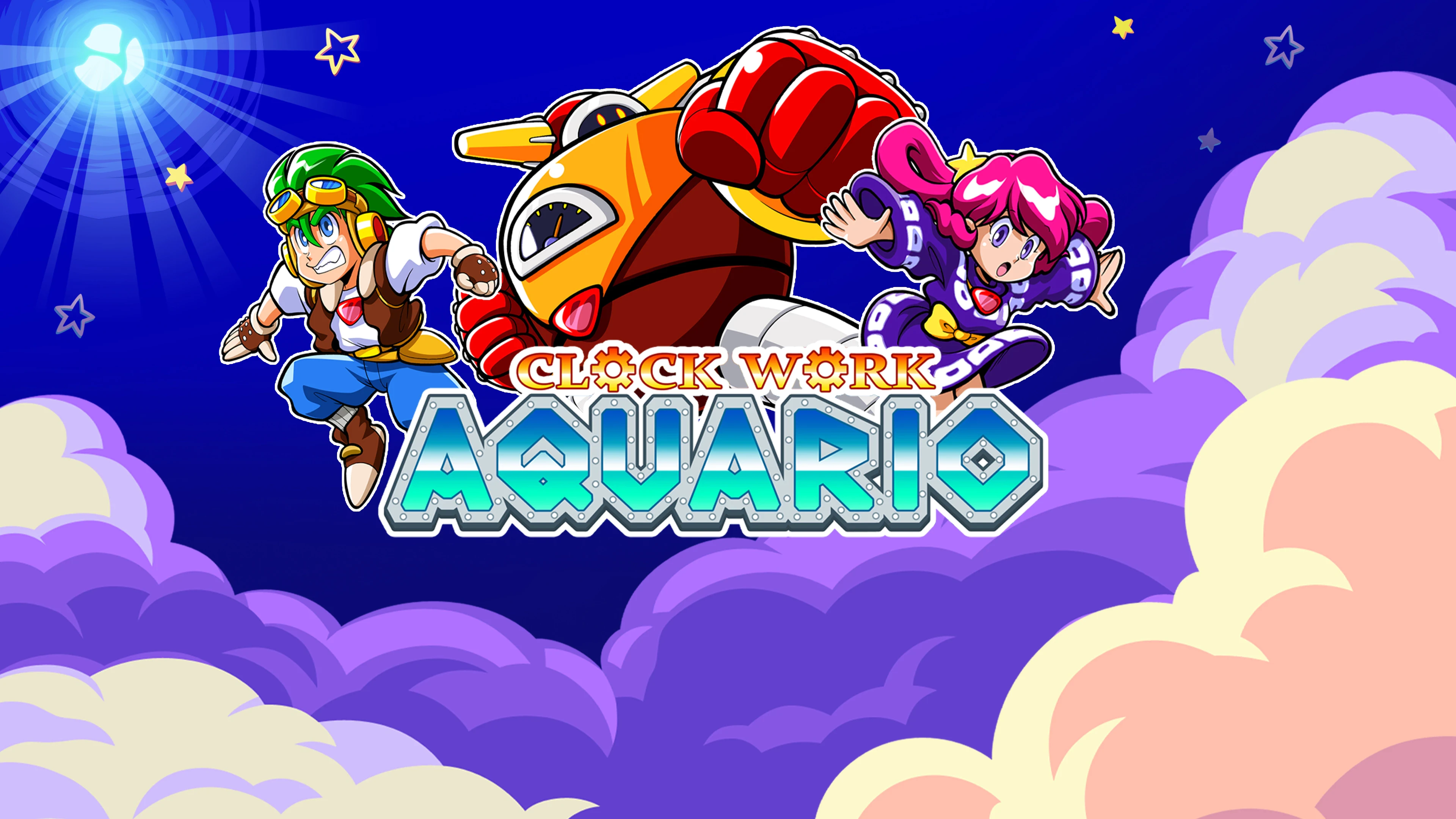 Игровой процесс аркады Clockwork Aquario