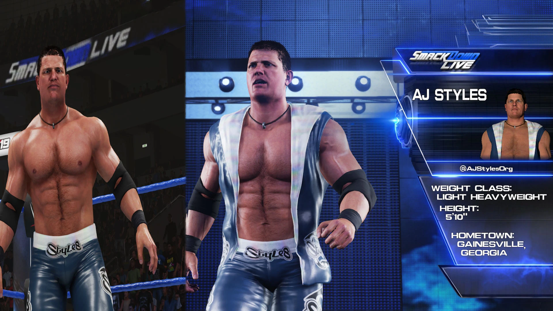 WWE 2K19 "Эй Джей Стайлз (Ретро) из WWE 2K25"