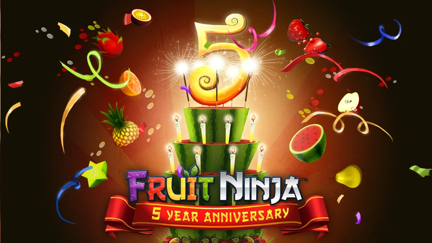 Игра Fruit Ninja празднует пятилетний юбилей и миллиард загрузок