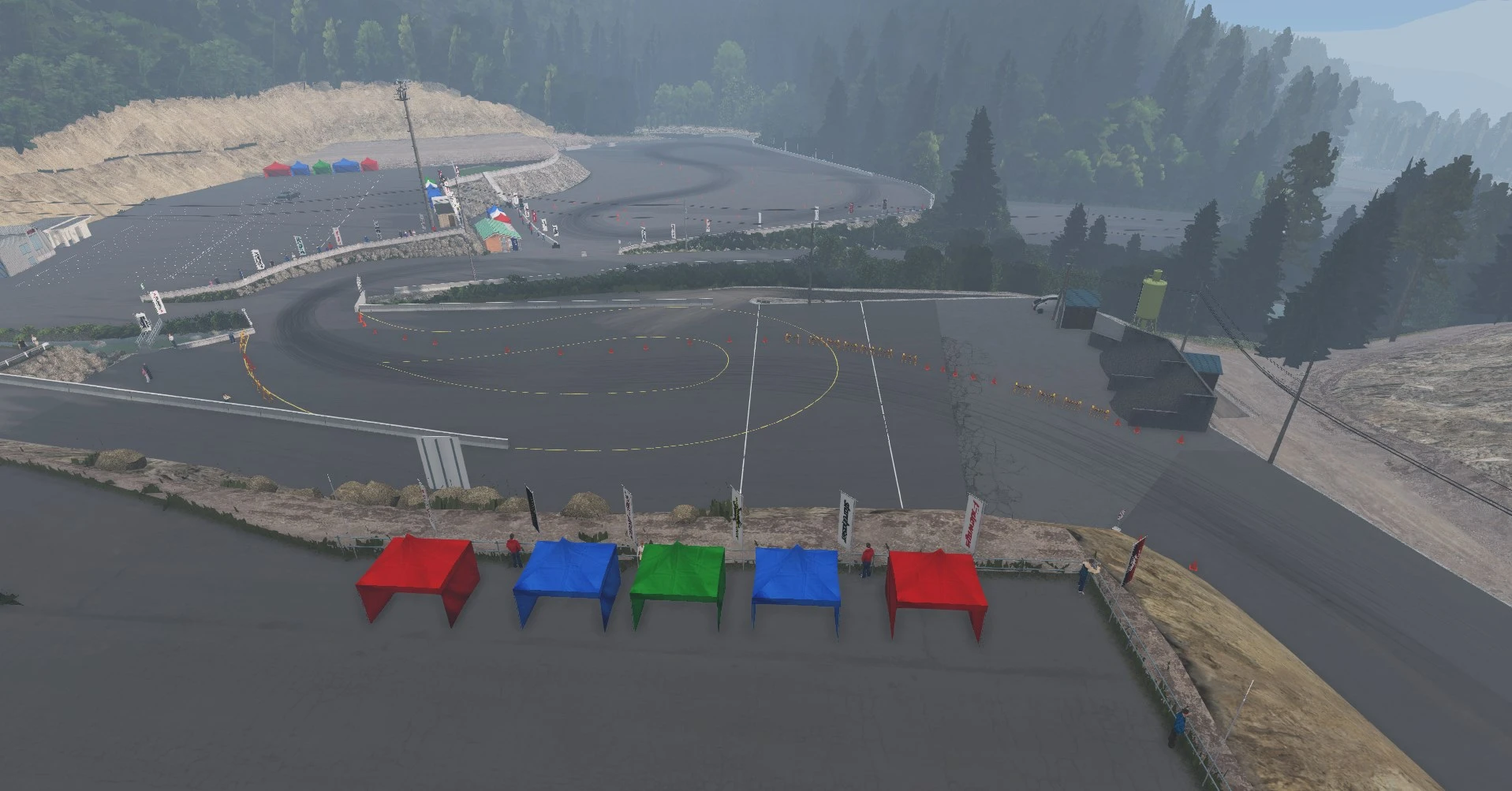 BeamNG.drive "Карта Okubuki Motor Park v1.0"