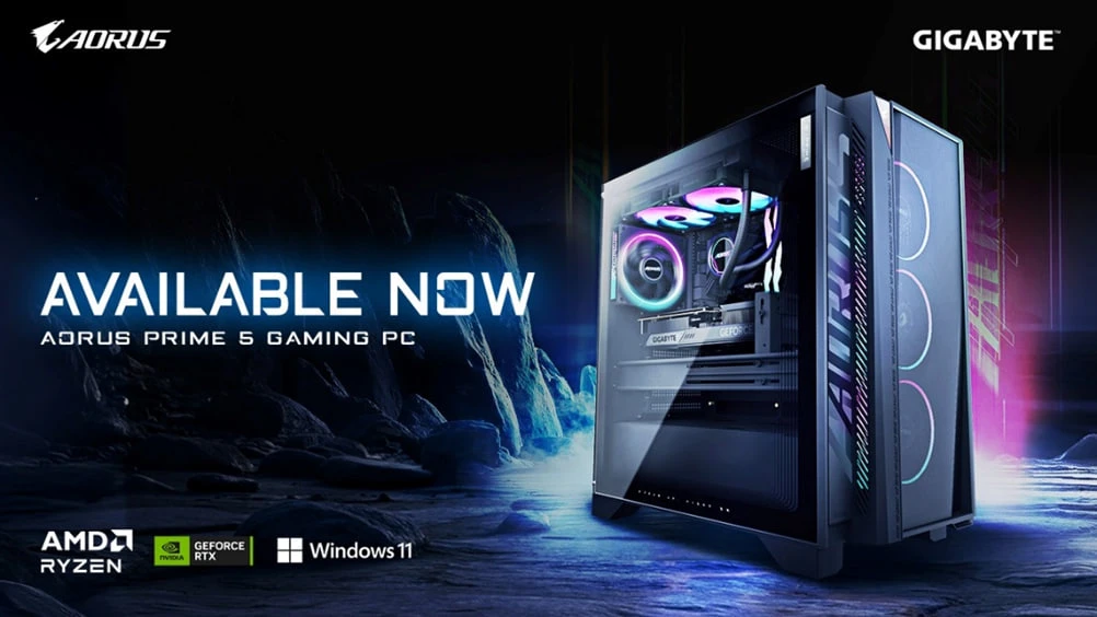GIGABYTE запускает игровые ПК AORUS PRIME 5