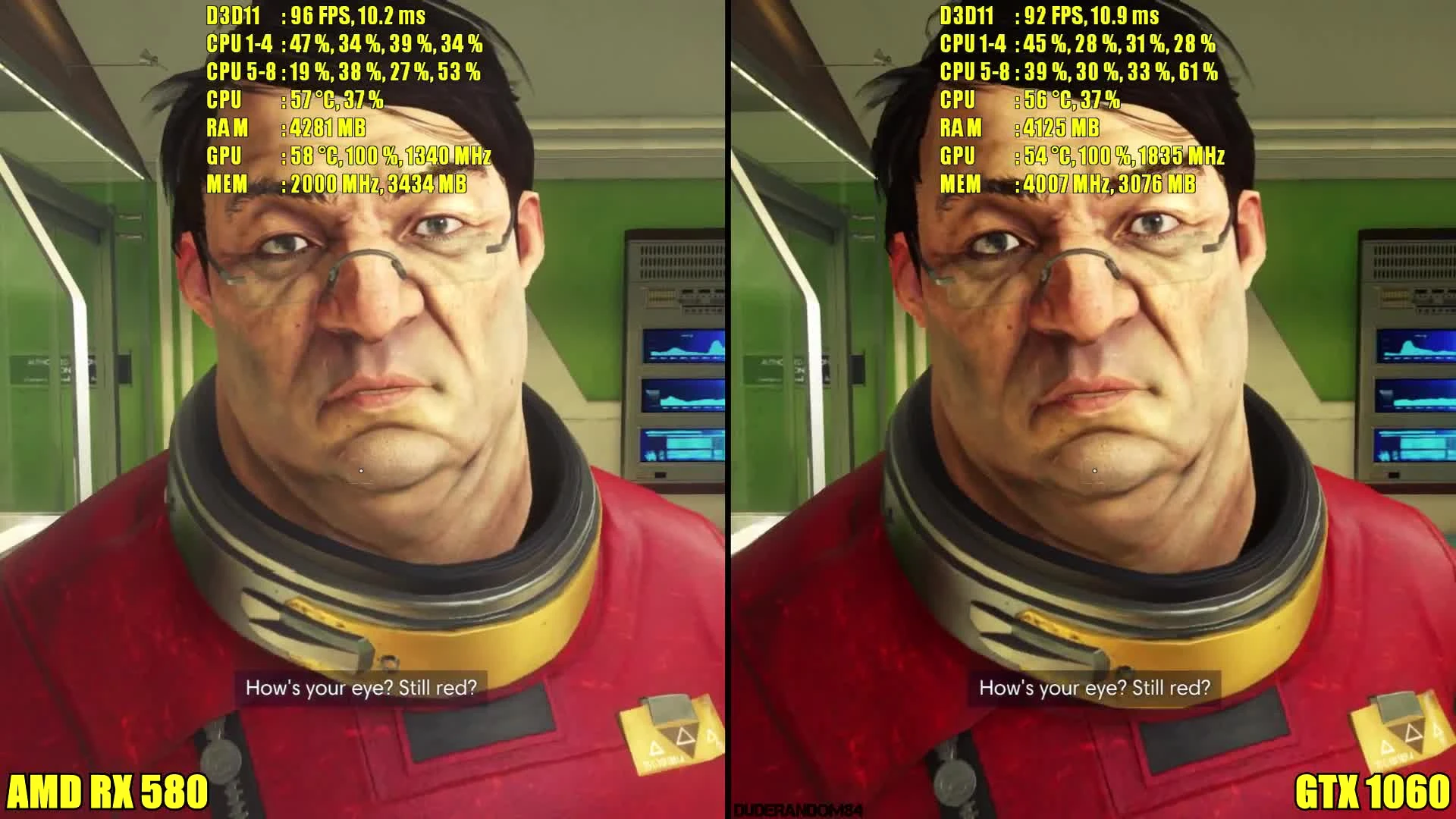 Prey "AMD Driver Update RX 580 Vs GTX 1060 1080p Сравнение"