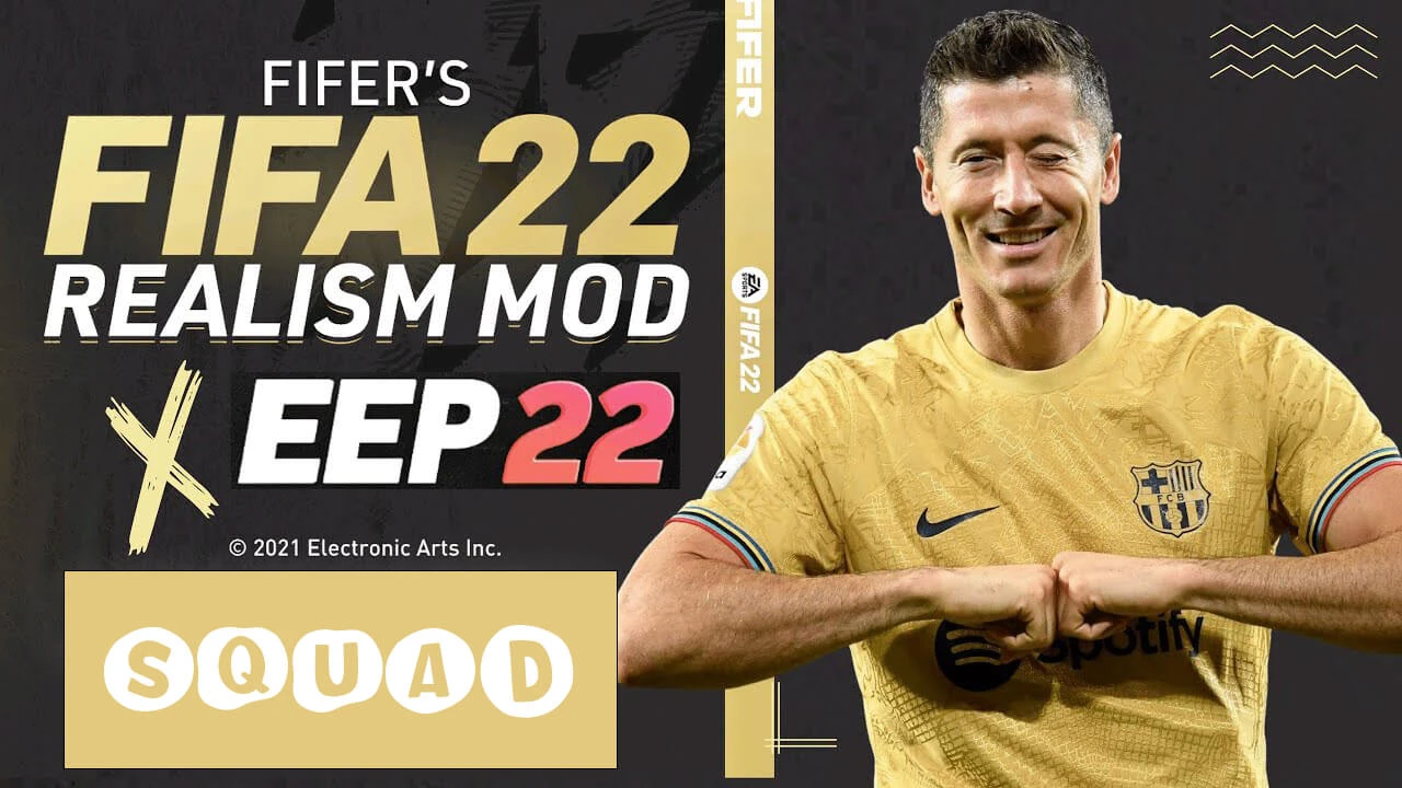 FIFA 22 "Обновление составов для Realism Mod"