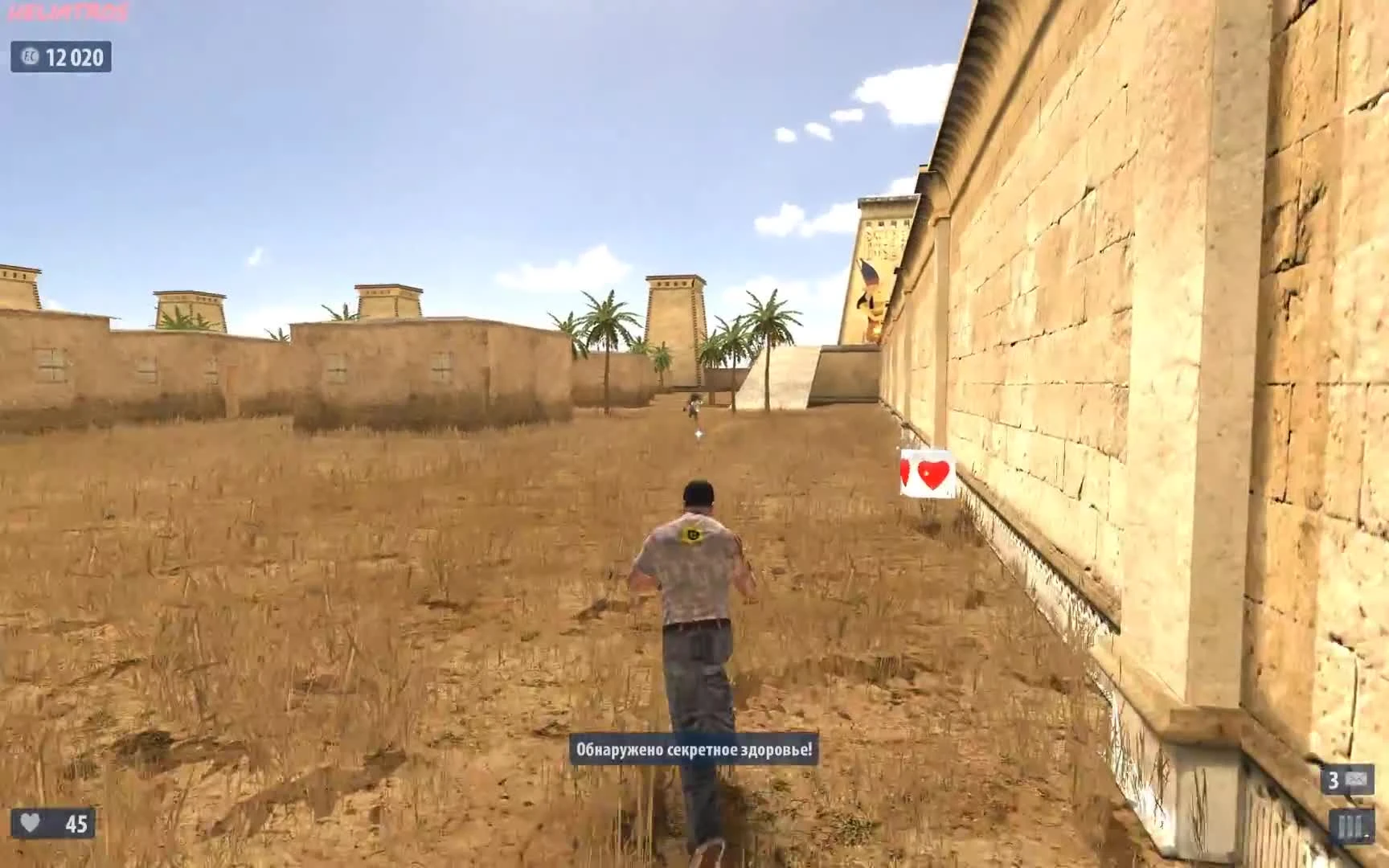 Нахождение секретов Serious Sam HD: Legend of the Beast. Уровень 1 (5 секретов)