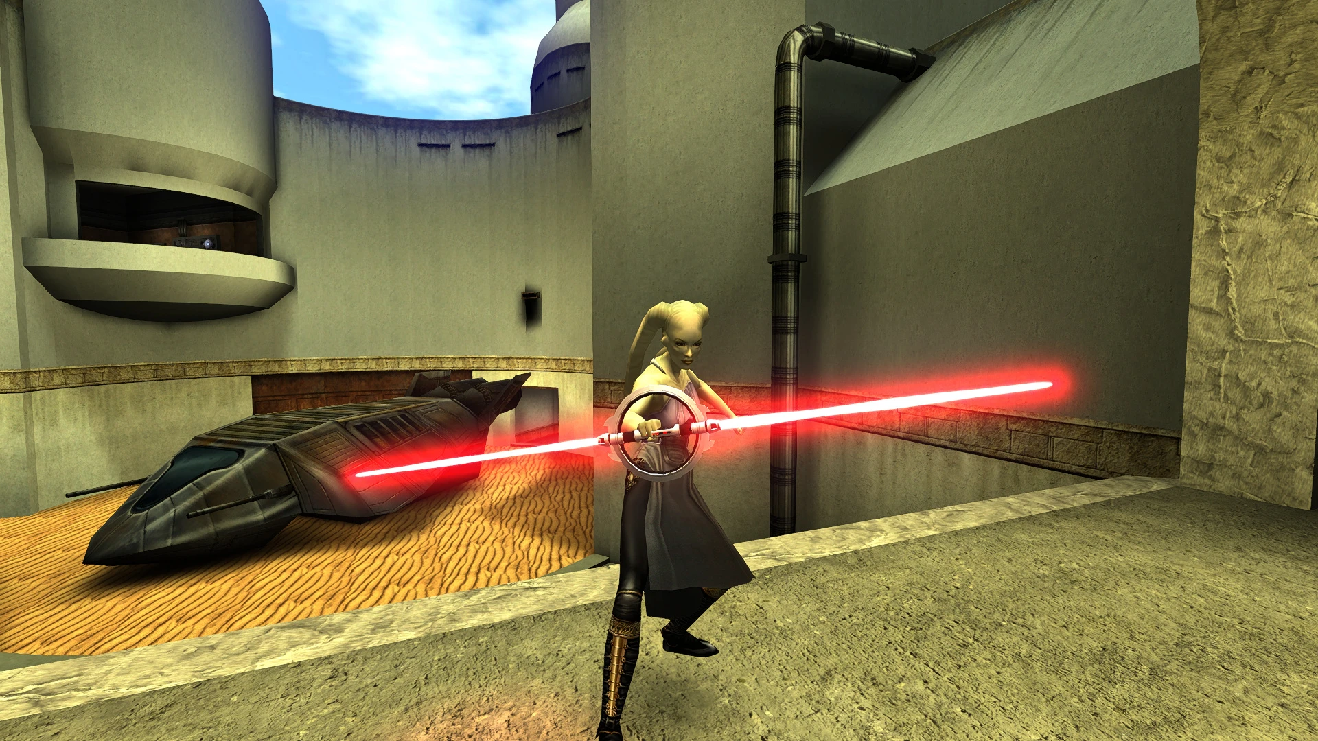 Star Wars: Jedi Knight - Jedi Academy "Вращающийся меч - Inquisitor's Heli-saber (Rebels)"