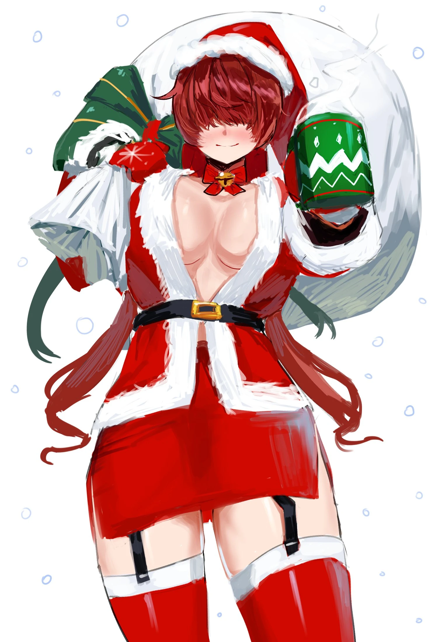 Какой... Интересный Дед Мороз пришёл ко мне домой...