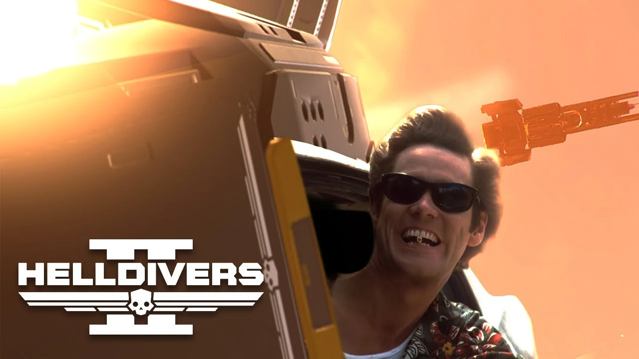 Эйс Вентура в Helldivers 2
