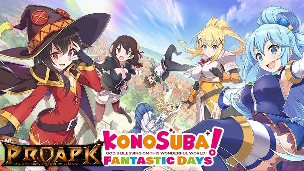 Вышла мобильная игра KonoSuba: Fantastic Days, основанная на известном аниме-сериале