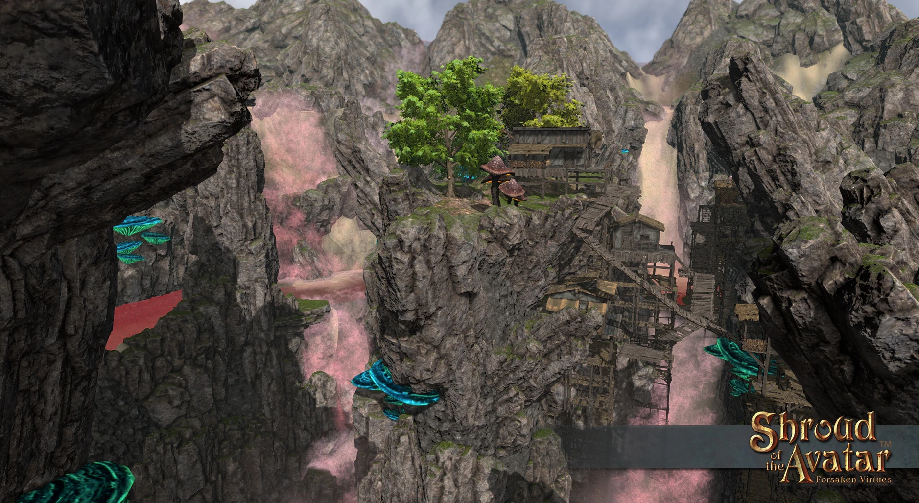 Shroud of the Avatar - Скриншоты новых сцен: Upper Fortus, Rhun Ruins и K"rul