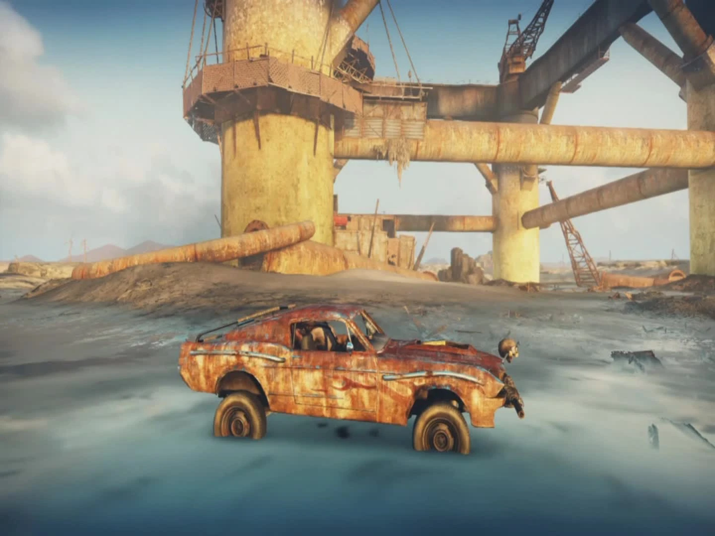 Mad Max "Лагерь главаря-Газовая станция(Газва-Хват)"