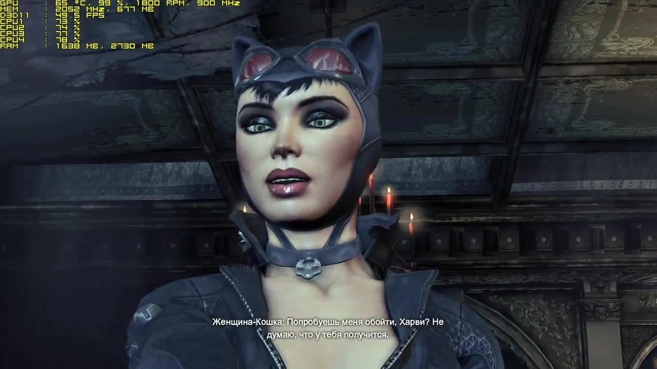 Тест Batman - Arkham City запуск на слабом ПК (4 ядра, 4 ОЗУ, GeForce GTX 550 Ti 1 Гб)