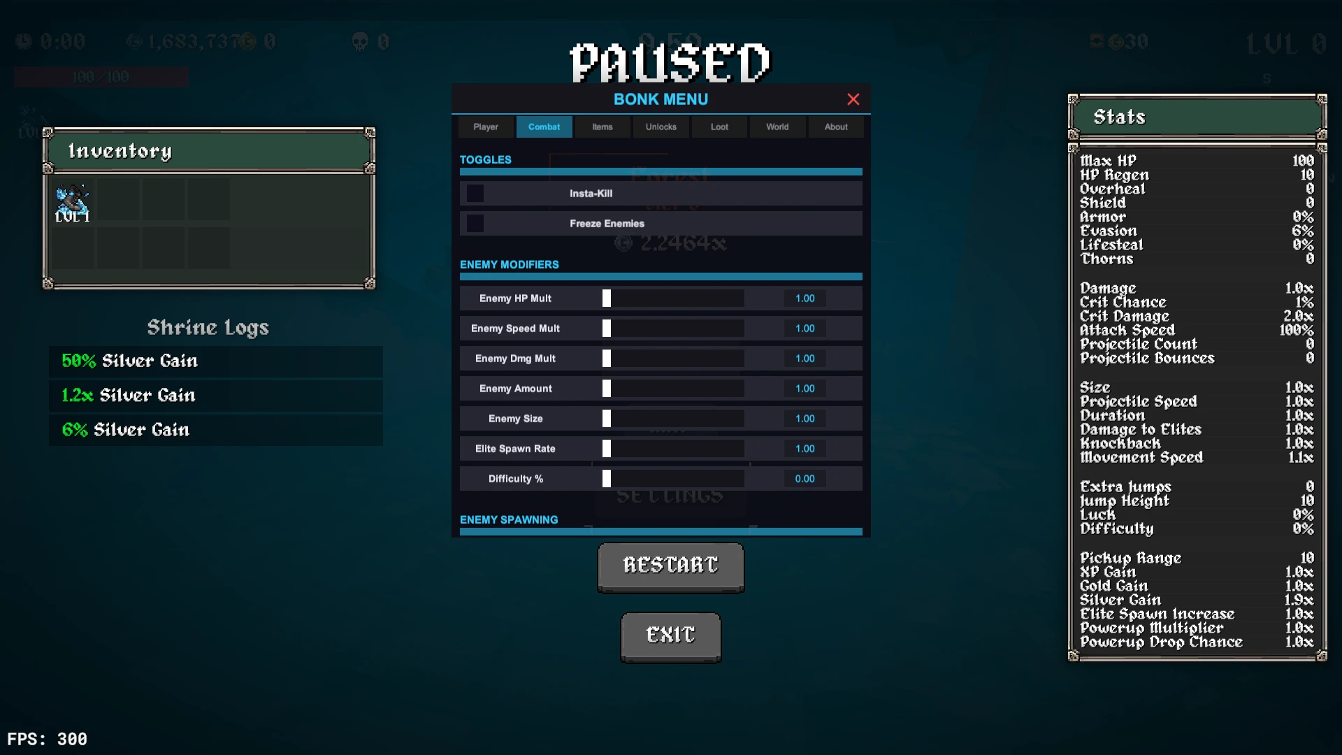 Megabonk "Мод-меню" [1.0.2] {Goodzy}