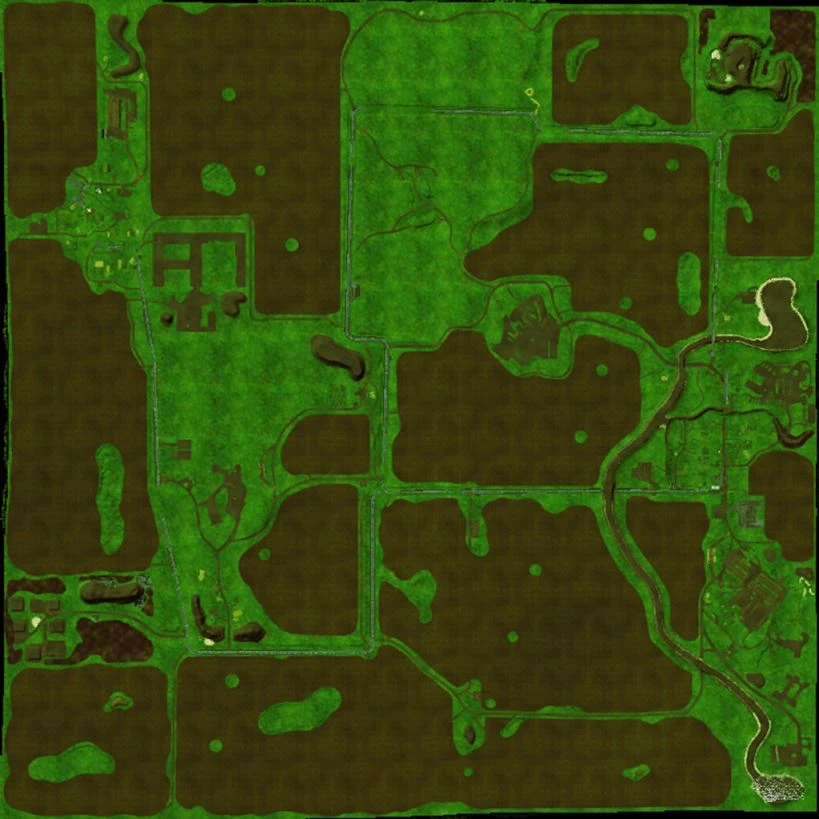 Farming Simulator 17 "Деревня Россвет v 1.0"